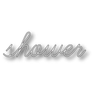 98848 Shower Script craft die
