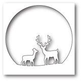 99575 Deer Family Circle craft die
