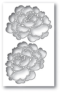 99911 Peony Collage craft die