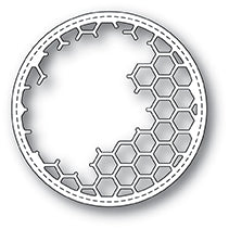 99923 Honeycomb Stitched Circle craft die