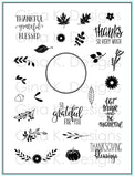 Autumn Wreath Builder Clear Stamps