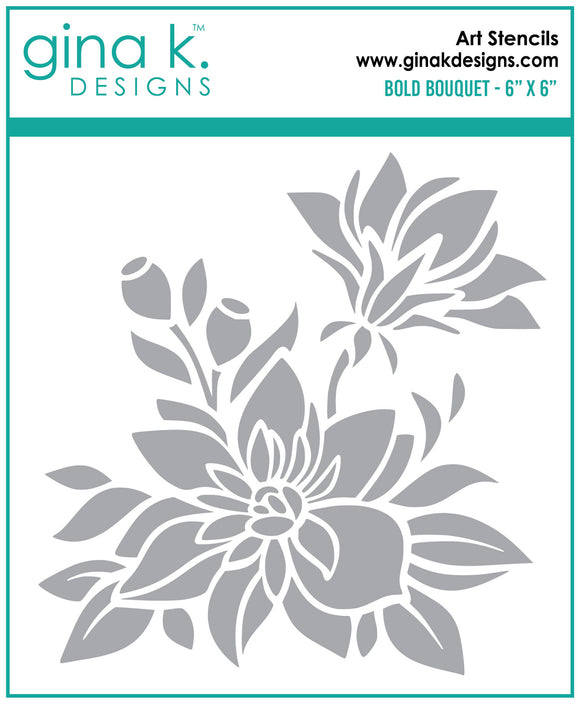 Bold Bouquet Stencil