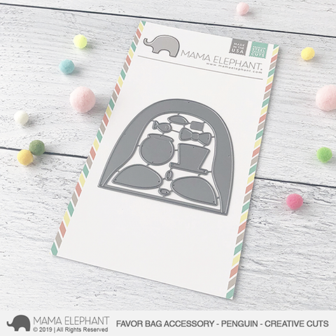 Mama Elephant Favor Bag Accessory Penguin Creative Cut