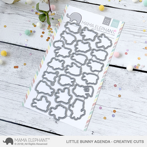 Mama Elephant Little Bunny Agenda Creative Cuts
