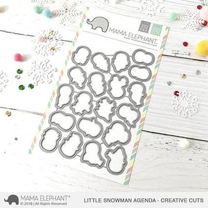 Mama Elephant Little Snowman Agenda Creative Cuts