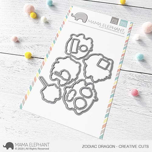 Mama Elephant Zodiac Dragon Creative Cuts