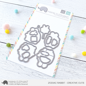 Mama Elephant Zodiac Rabbit Creative Cuts