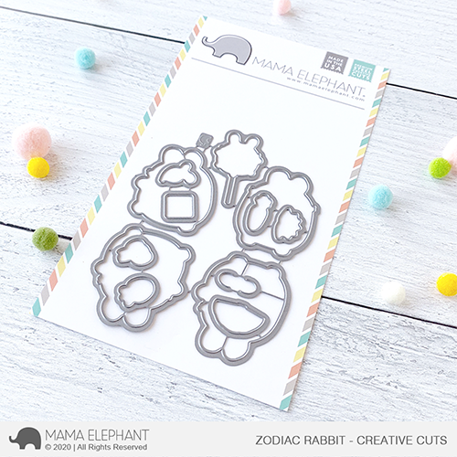 Mama Elephant Zodiac Rabbit Creative Cuts
