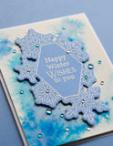 CB508 Wintertime Sentiments Clear Stamp and Die Set
