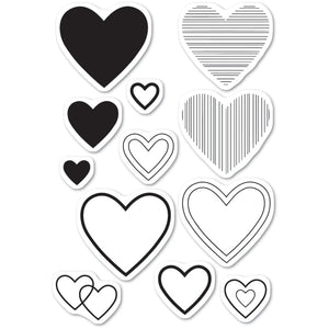 CL5238 Have a Heart clear stamp set