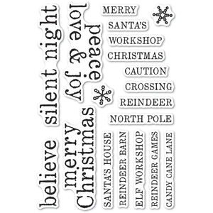 CL5263 Christmas Tiles clear stamps