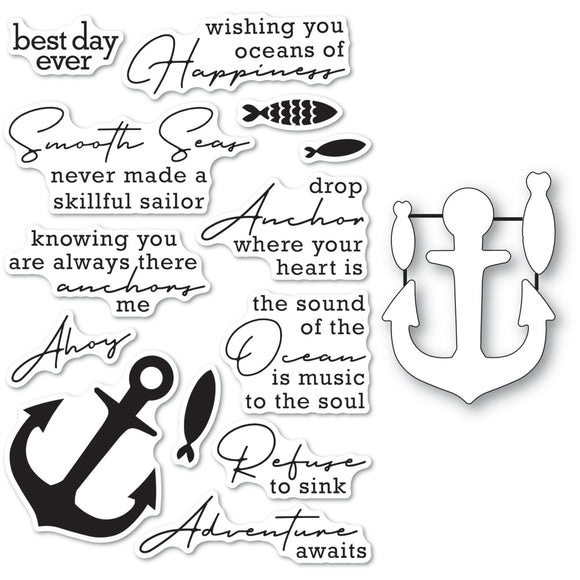 CL5269D You Anchor Me Stamp and Die Set