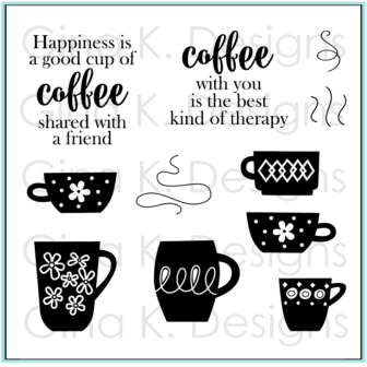 Coffee Therapy Stamp Set