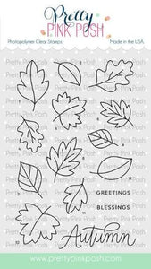 Falling Leaves Clear Stamp Set