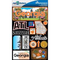 Reminisce Jet Setters Georia Sticker Set