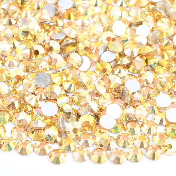 Crystal Glass Rhinestones - Sunshine Gold