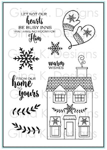 Home for the Holidays Clear Stamp