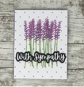 Lavender Sympathy Card Kit