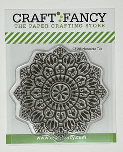 CF508 Moroccan Tile Clear Stamp