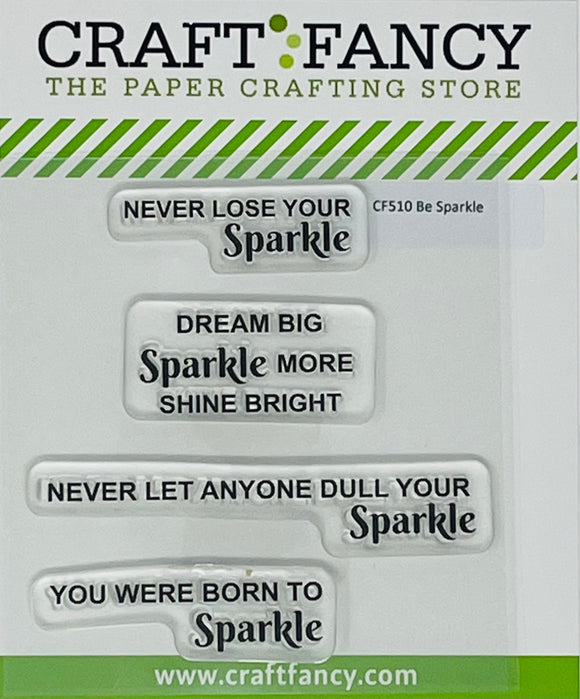 CF510 Be Sparkle Clear Stamp
