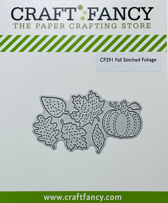 CF291 Fall Stitched Foliage Craft Die