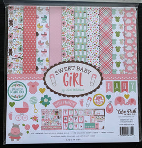 Echo Park Paper Sweet Baby Girl 12x12 Collection