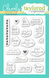 Taylored Expressions Itty Bitty Sentiments - Valentine