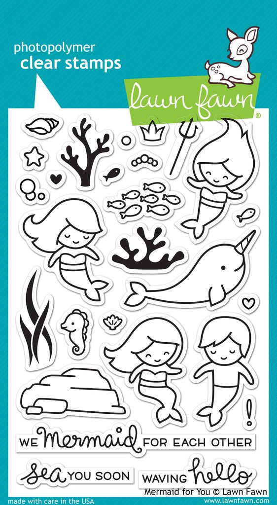 LF1167 Mermaid For You Stamp Set