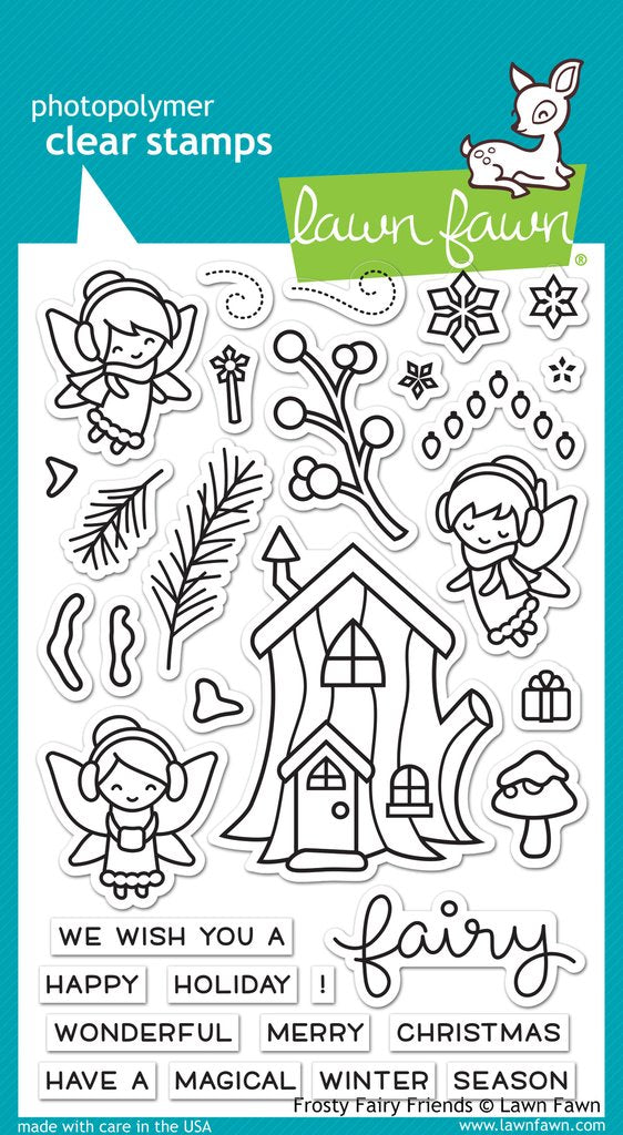 LF1224 Frosty Fairy Friends Clear Stamp set