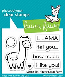 LF1678 Llama Tell You Stamp Set