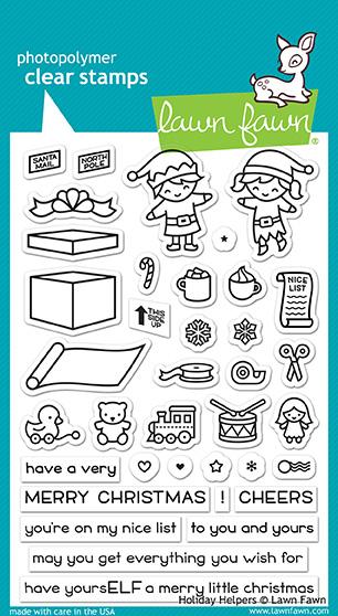 LF1767 Holiday Helpers Clear Stamp Set