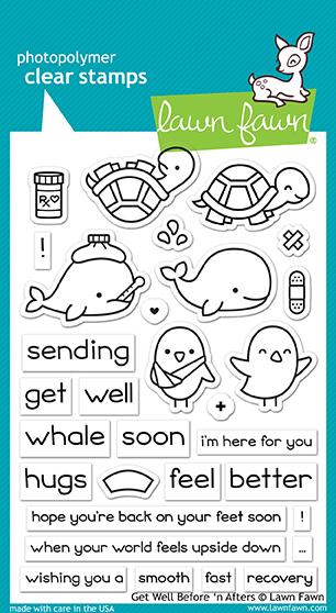 LF1886 Get Well Before 'n Afters Stamp Set