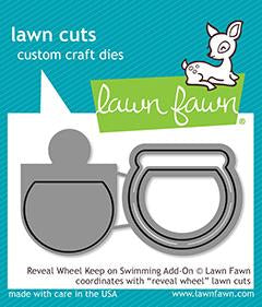 LF1957 Reveal Wheel: Keep On Swimming Add-On Lawn Cuts Dies
