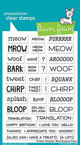 LF1964 Critter Chatter: Pets Stamp Set