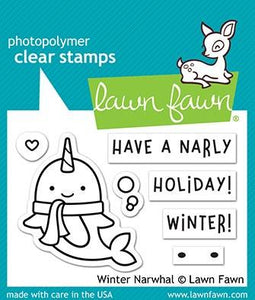 LF2038 Winter Narwhal Stamp Set