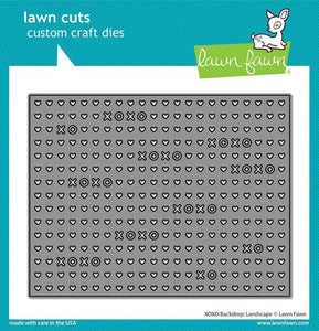 LF2178 XOXO Backdrop: Landscape Lawn Cuts Dies