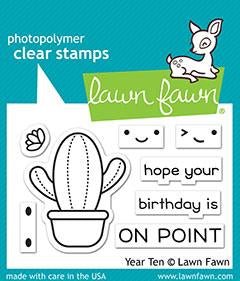 LF2236 Year Ten Clear Stamp Set