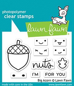 LF2403 Big Acorn Clear Stamp