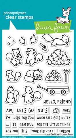 LF2407 Let's Go Nuts Clear Stamp Set