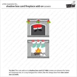 LF2437 Shadow Box Card Fireplace Add-On