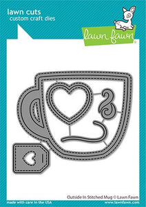 LF2444 Outside In Stitched Mug Craft Die