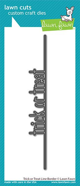 LF2448 Trick or Treat Line Border