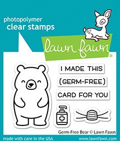 LF2462 Germ Free Bear Stamp Set