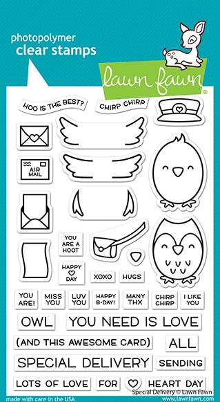 LF2466 Special Delivery Clear Stamp Set