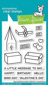 LF2468 Special Delivery Box Add-On Clear Stamp Set