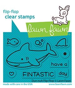 LF2597 Duh Nuh Flip Flop Stamp Set