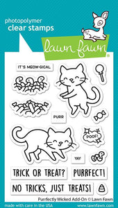 LF2666 Purrfectly Wicked Add-On Clear Stamp Set