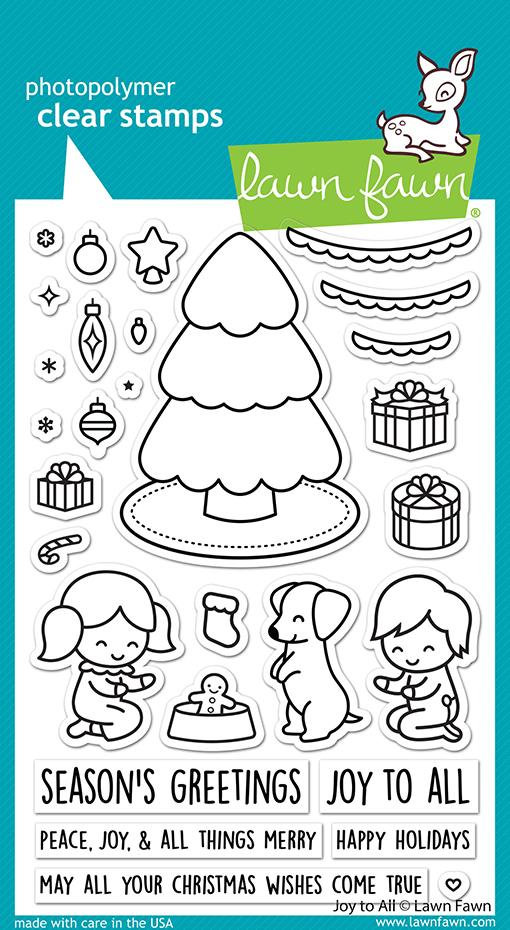 LF2668 Joy to All Clear Stamp Set