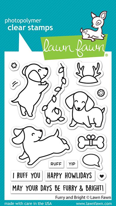 LF2670 Furry and Bright Clear Stamp Set
