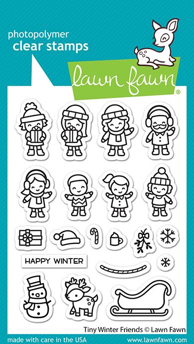 LF2678 Tiny Winter Friends Clear Stamp Set